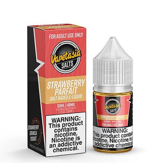 SALT VAPETSASIA STRAWBERRY PARFAIT 50MG